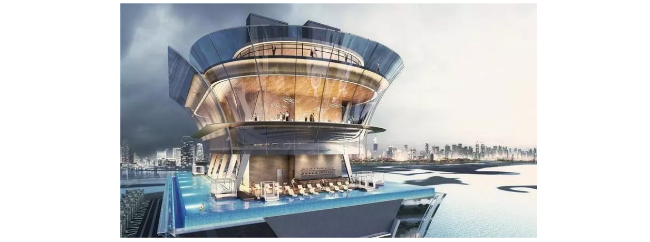 В Дубае начали строительство высочайшего пейзажного бассейна в мире