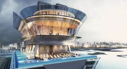 В Дубае начали строительство высочайшего пейзажного бассейна в мире